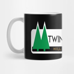 Twin pines mall Mug